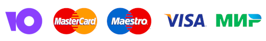 Юmoney VISA MasterCard Maestro МИР